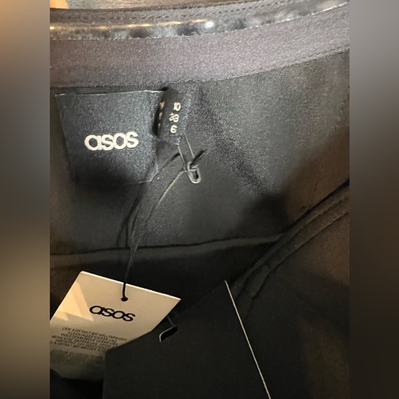 Asos Feather Skirt Strapless Dress - Picture 7 of 7